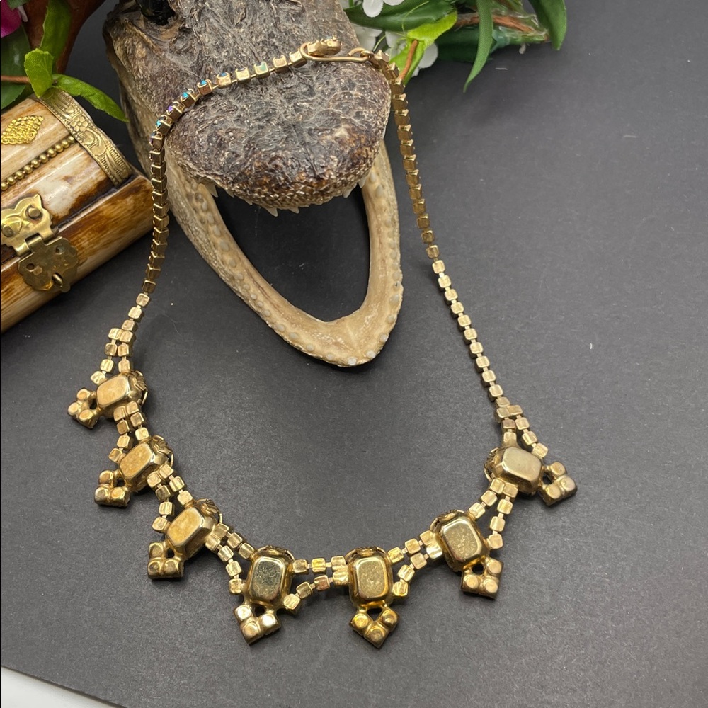 Juliana filigree necklace vintage C15 - Picture 5 of 8